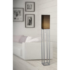 Näve Alfa Vloerlamp 150cm Chroom/Grijs
