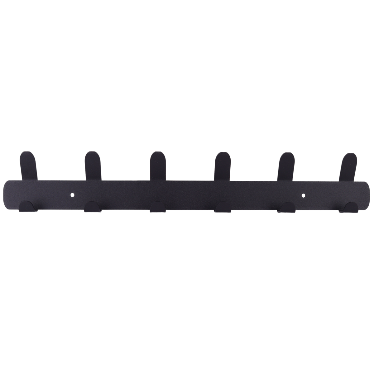 Gorillz Zwarte Wandkapstok - 48cm met 12 Haken