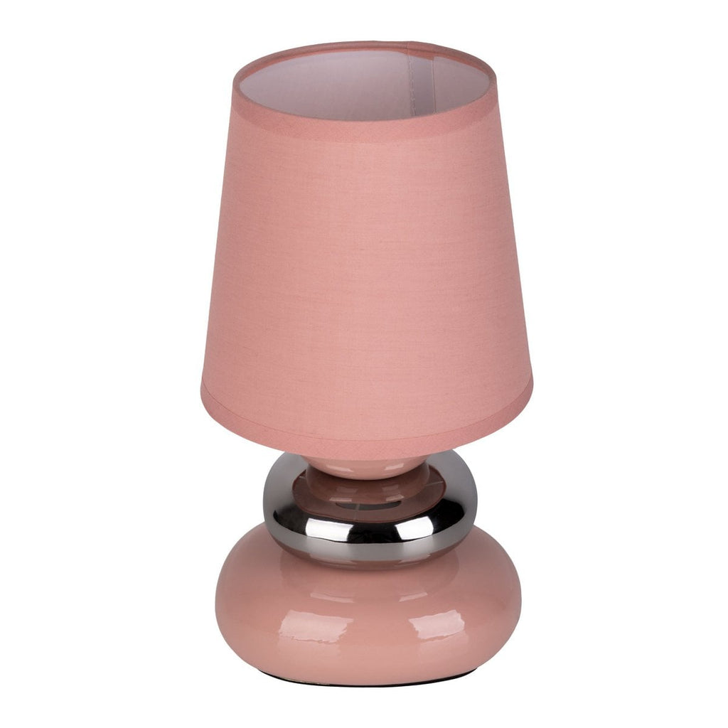 Keramische tafellamp "Stoney" roze E14