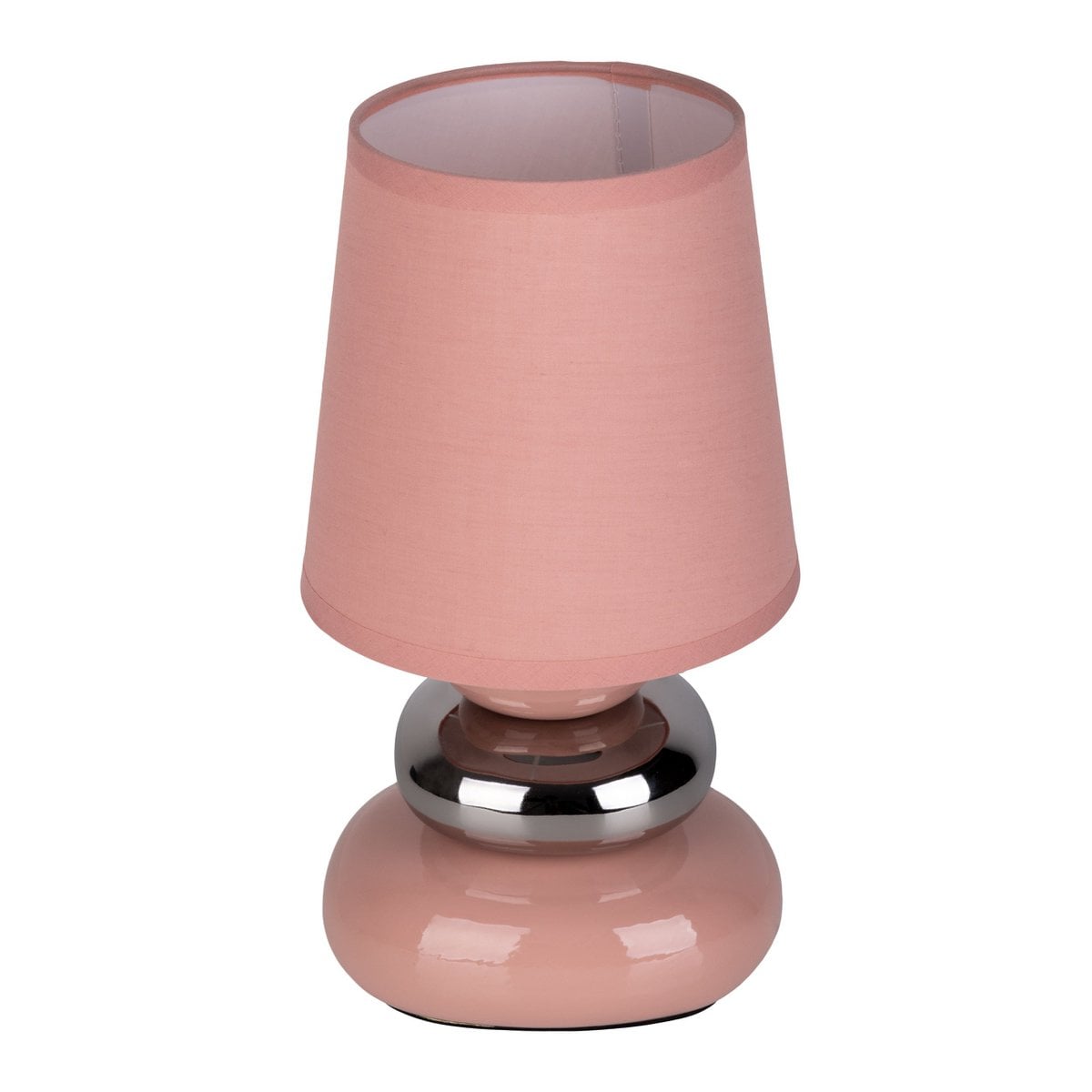 Keramische tafellamp "Stoney" roze E14