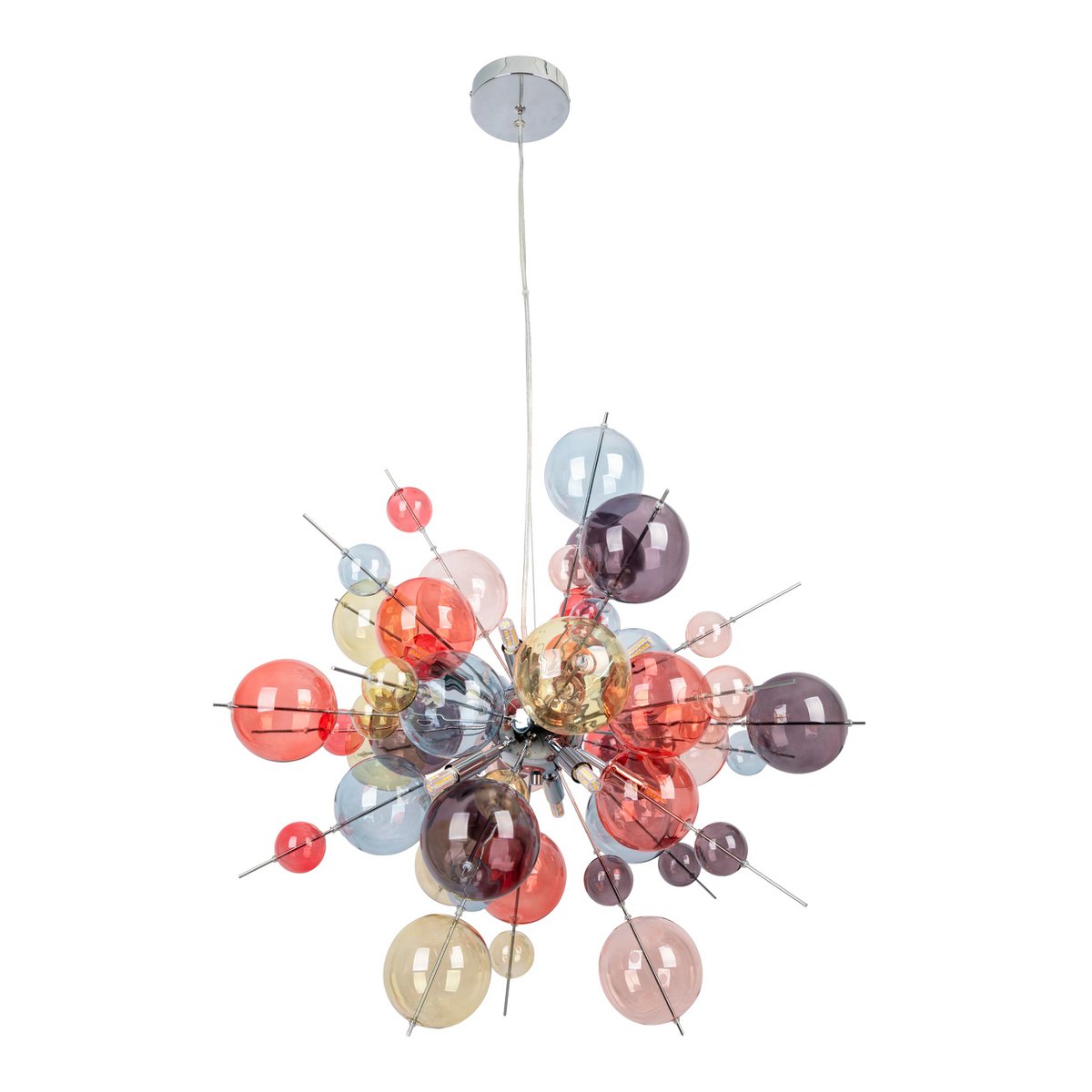 Näve Hanger Lamp Explosie Pastelkleuren