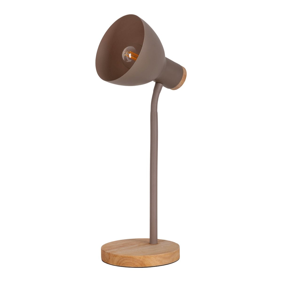 Näve Marie Bureaulamp - Bruin 36,5cm