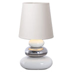 Näve Stoney Keramische Tafellamp Wit 31cm