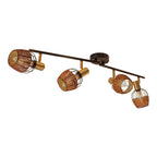 Corbis Plafondlamp - Zwart/Goud 78cm
