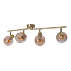Näve Libby Plafondlamp 4-Lichts - Messing 80cm E14