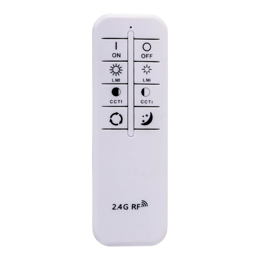 LED-plafondlamp "Doira" Ø 50,5 cm, 7,5 cm hoog, metaal en plastic in zilver en wit, geïntegreerde LED's, 3600 lm licht licht, dimable, CCT-functie 3000-6500 K, nachtlichtfunctie