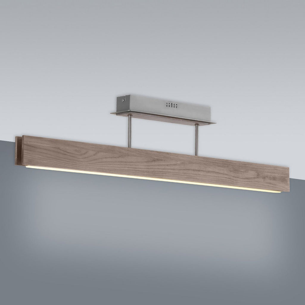Näve LED Plafondlamp Recht 97,5cm - Metaal Hout