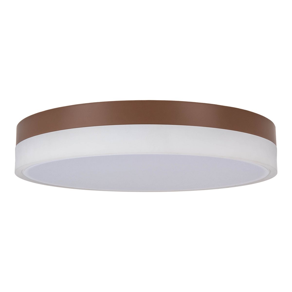 LED-plafondlicht Lola Ø50cm Bruin-Wit Dimmable