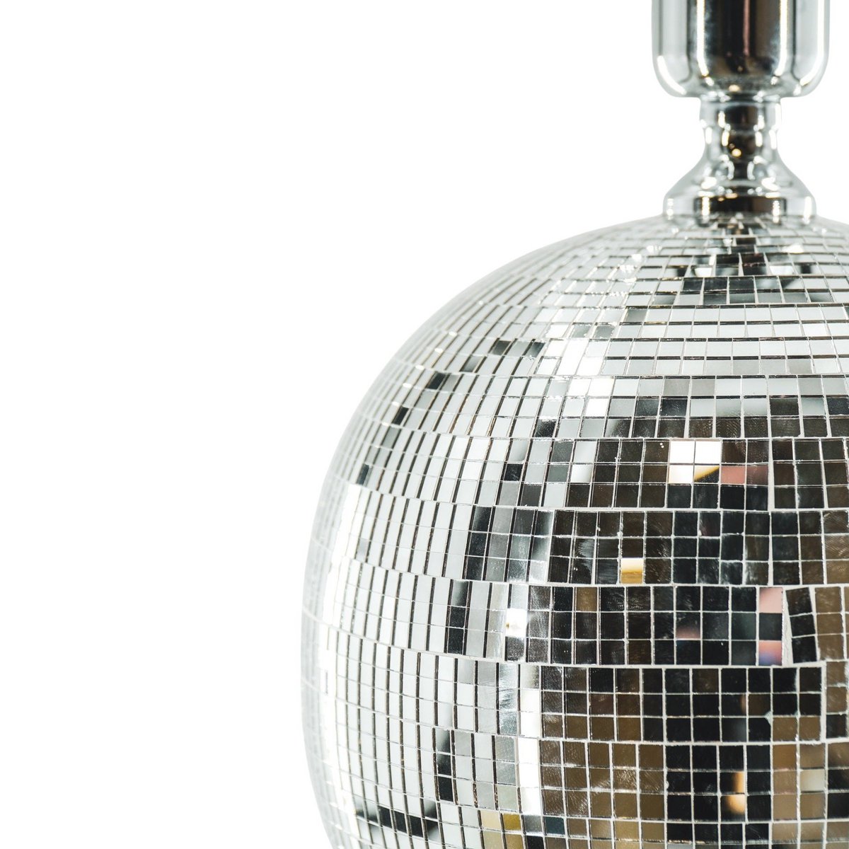 Housevitamin Disco Tafellamp - Glas Zilver 20x20x20cm