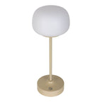 Näve Pina LED Tafellamp 30cm Beige Wit