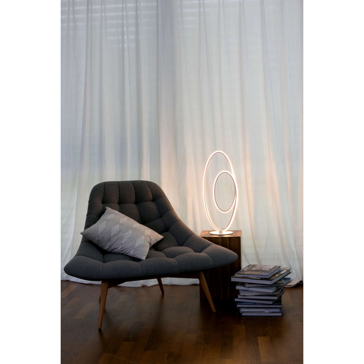 LED Tafellamp Odrive 60cm Wit - Näve