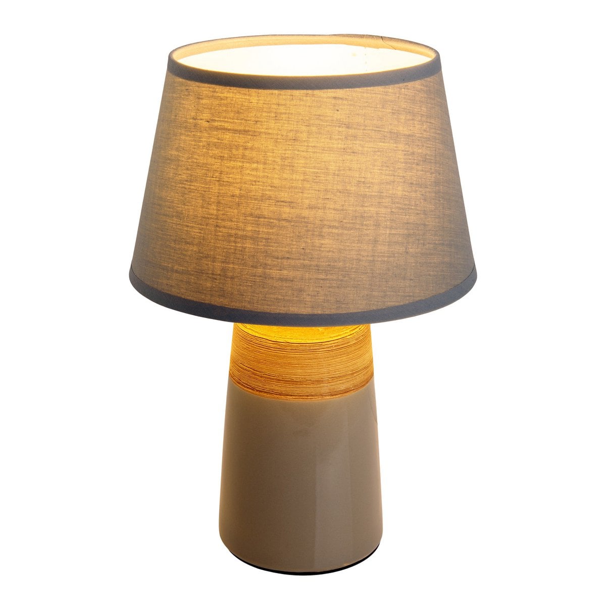 Näve Talia Keramische Tafellamp - Beige 31cm