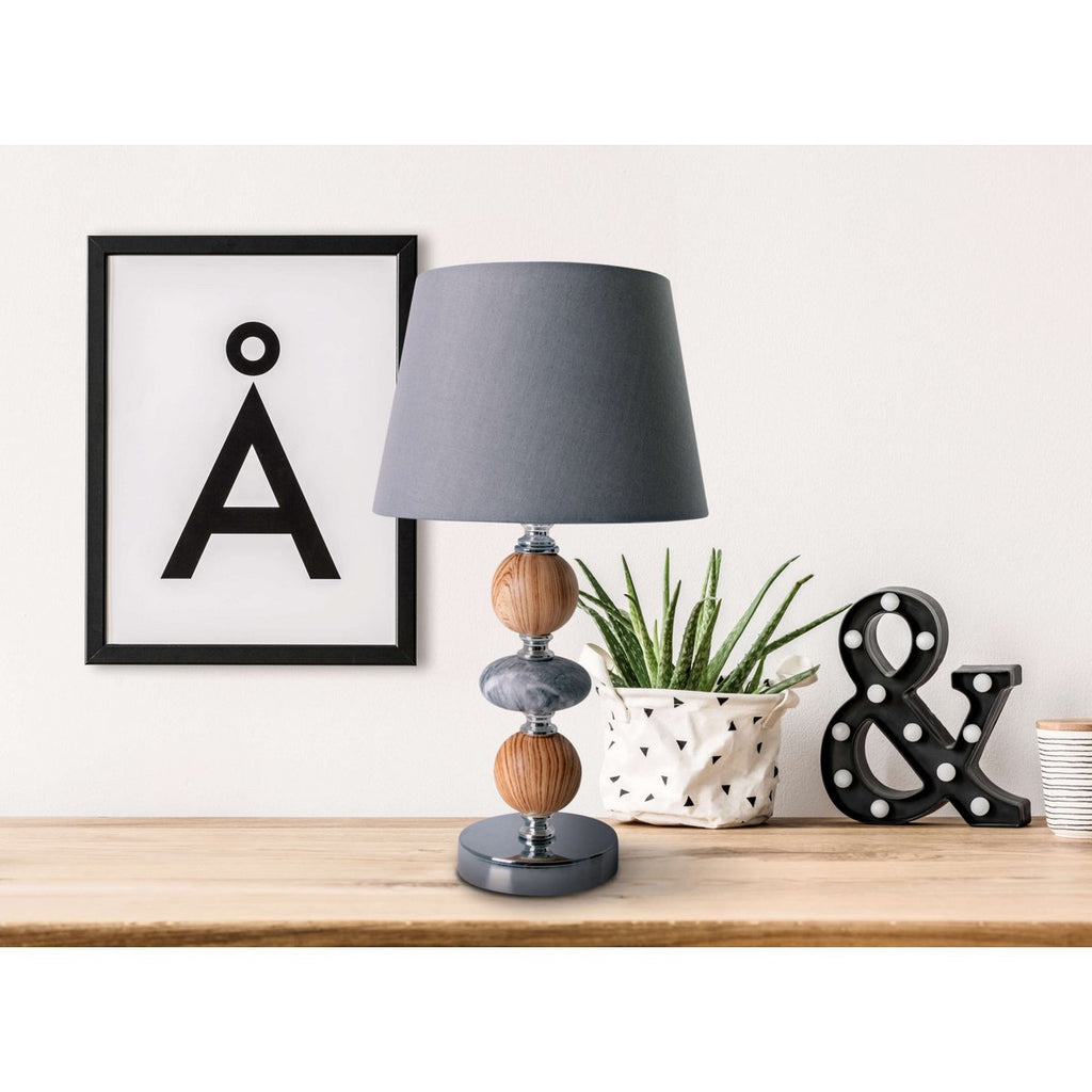 Näve Araga Tafellamp Keramiek 36cm Grijs