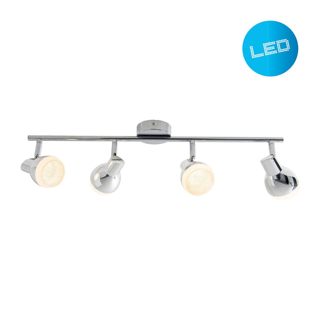 Näve Chromey LED Plafondlamp 58cm Warm