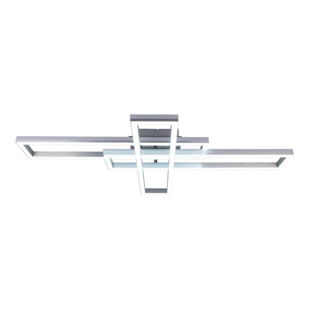 LED CCT-plafondlamp + RGB-backlight "Bantry" met veel functies, 95 cm lang, inclusief afstandsbediening