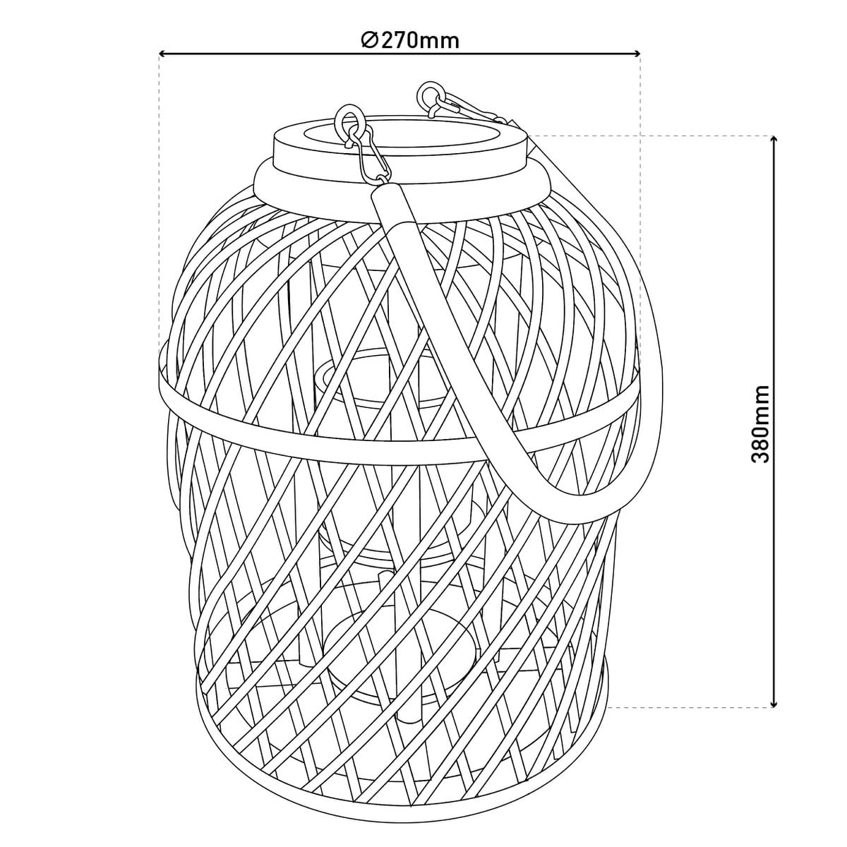 Näve Korbinian Solar Decollicht 38cm