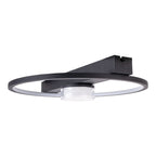 CIMO LED Plafondlamp Zwart Dimbaar 40cm