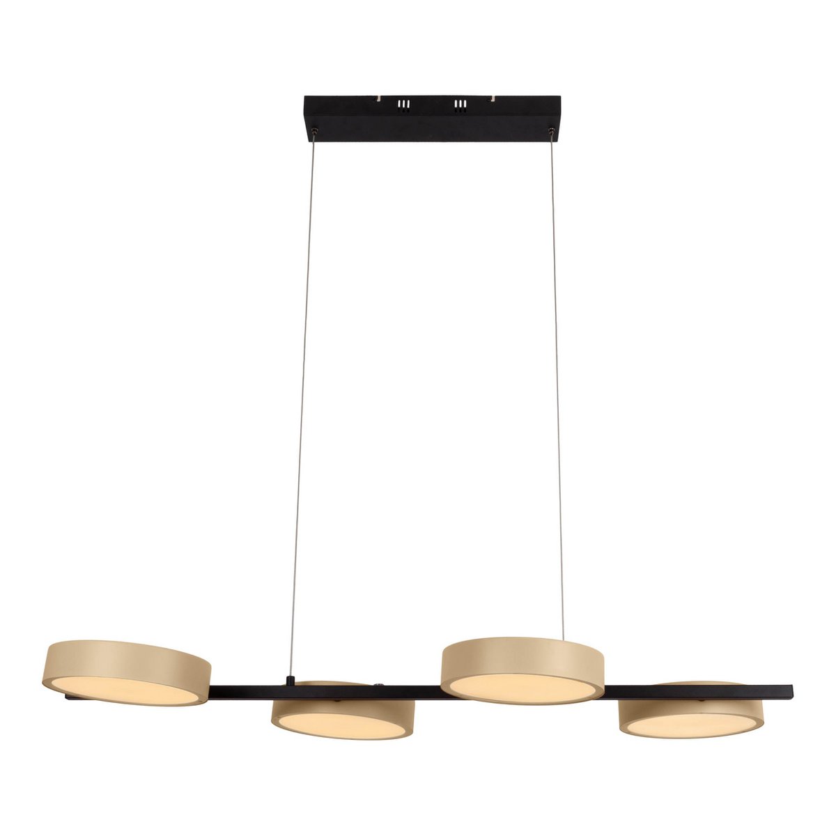 Led hanglamp Tessa amandel 150x110cm