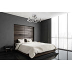 Näve Festival LED-plafondlamp 60cm Zilver