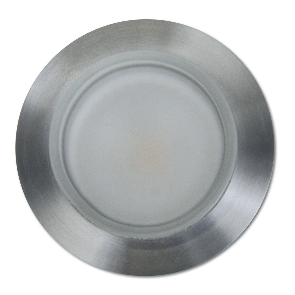 LED -installatieplek "Commmo" Ø 8,5 cm, 6,5 cm diep, gemaakt van metaal en Matt Acryl, 6 watt, warm wit