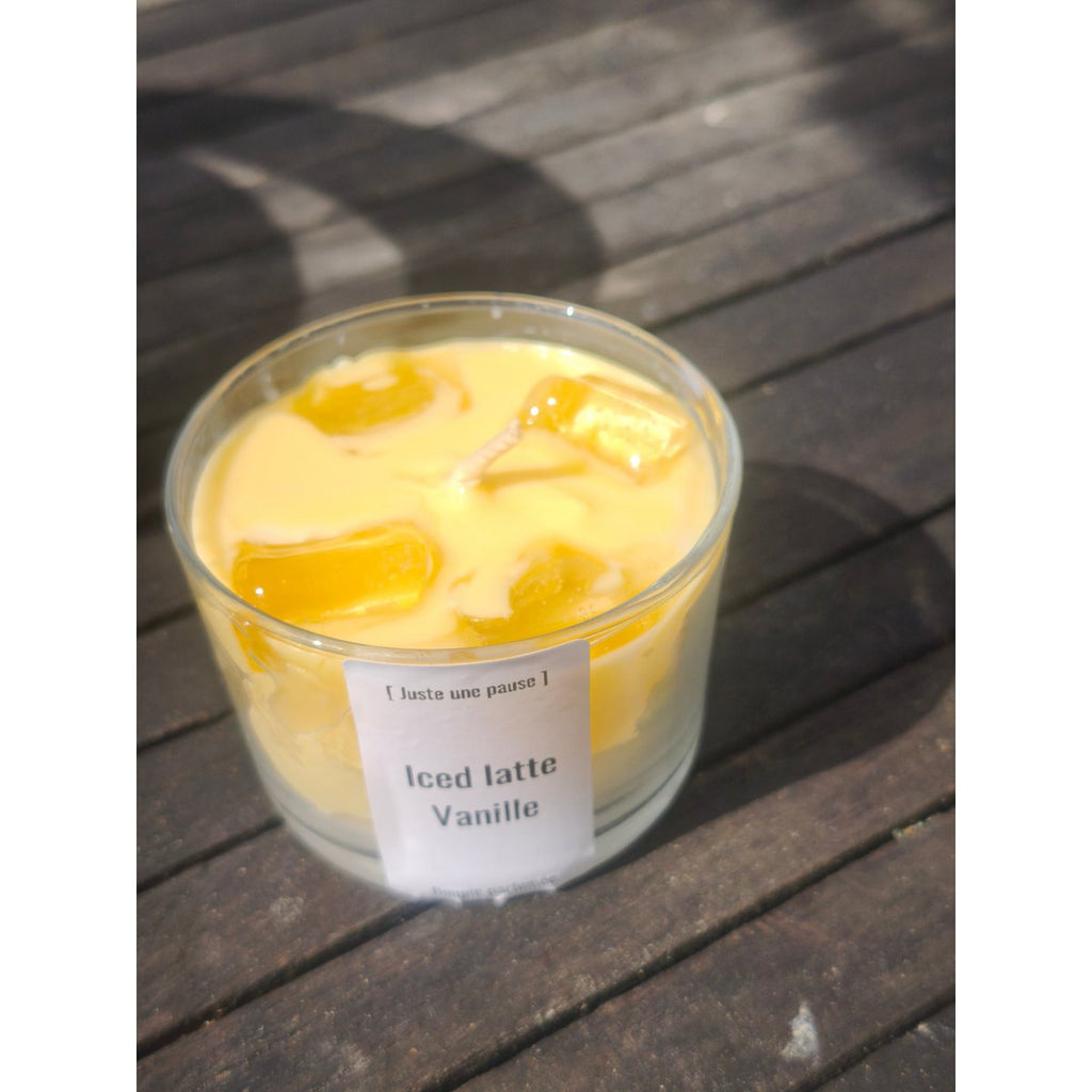 Juste une pause Iced Latte Vanille Kaars - Sojawas 200g