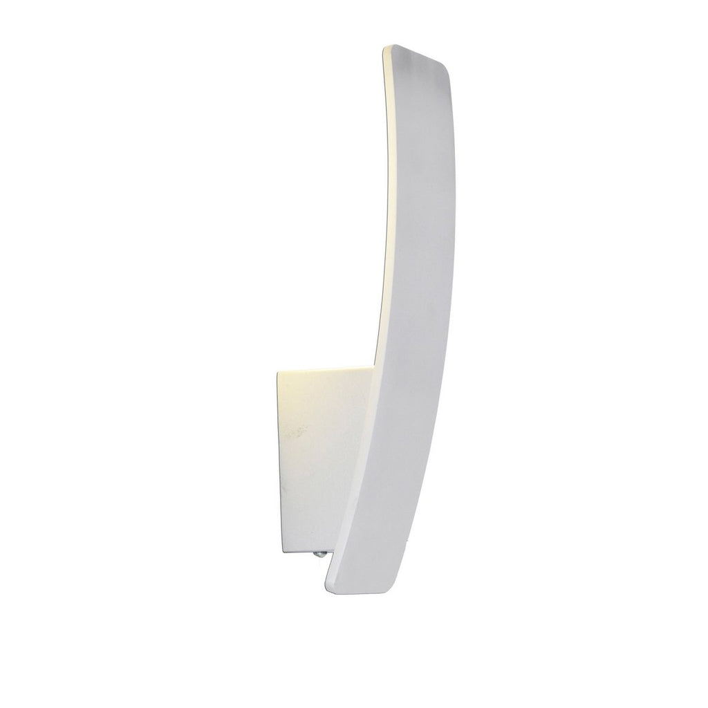 LED Wandlamp Stan - 30cm Wit Metaal
