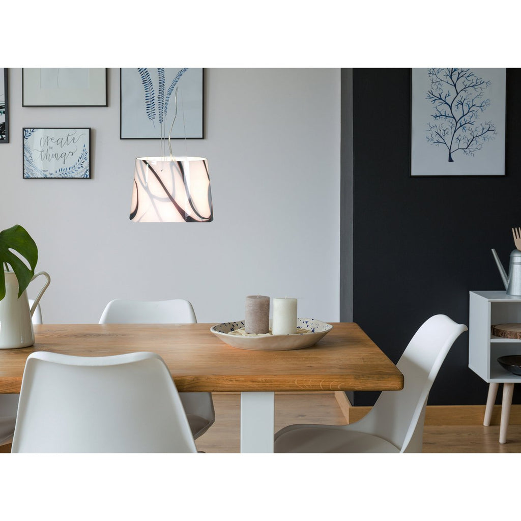 Näve Mengsel Hanglamp - Wit 29cm E27