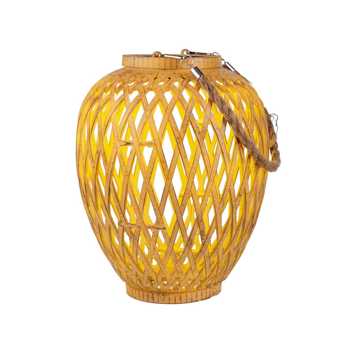 Näve Cesto Solar Laterne Set 24cm - 2 stuks Natuurlijk - Zonne-energie