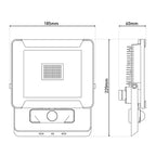 Näve Radia LED Buitenlamp 30W - Zwart