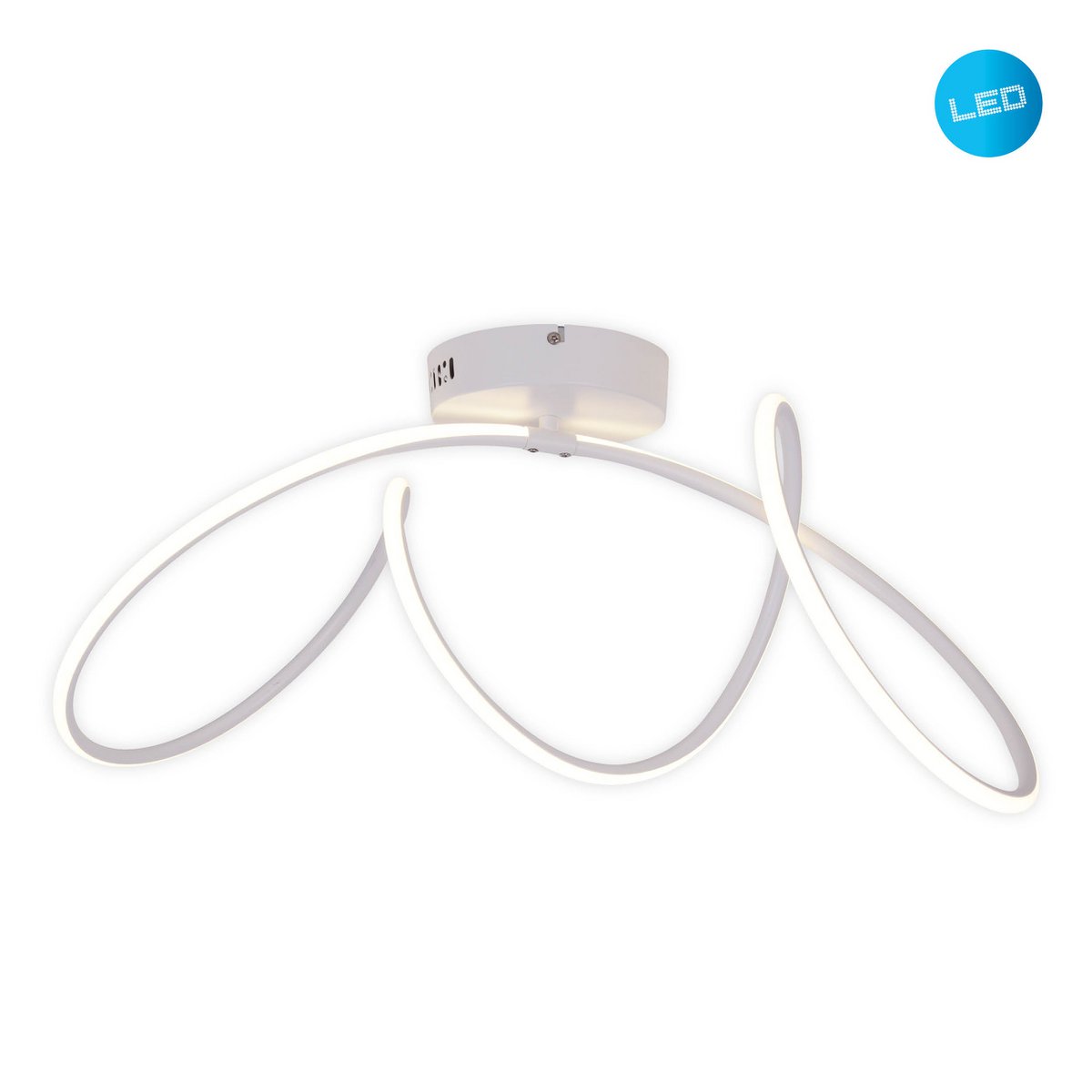 Näve Odrive LED Plafondlamp 67cm Wit