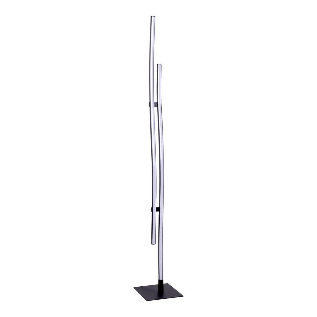 Näve Onda LED Vloerlamp - 130cm Zwart