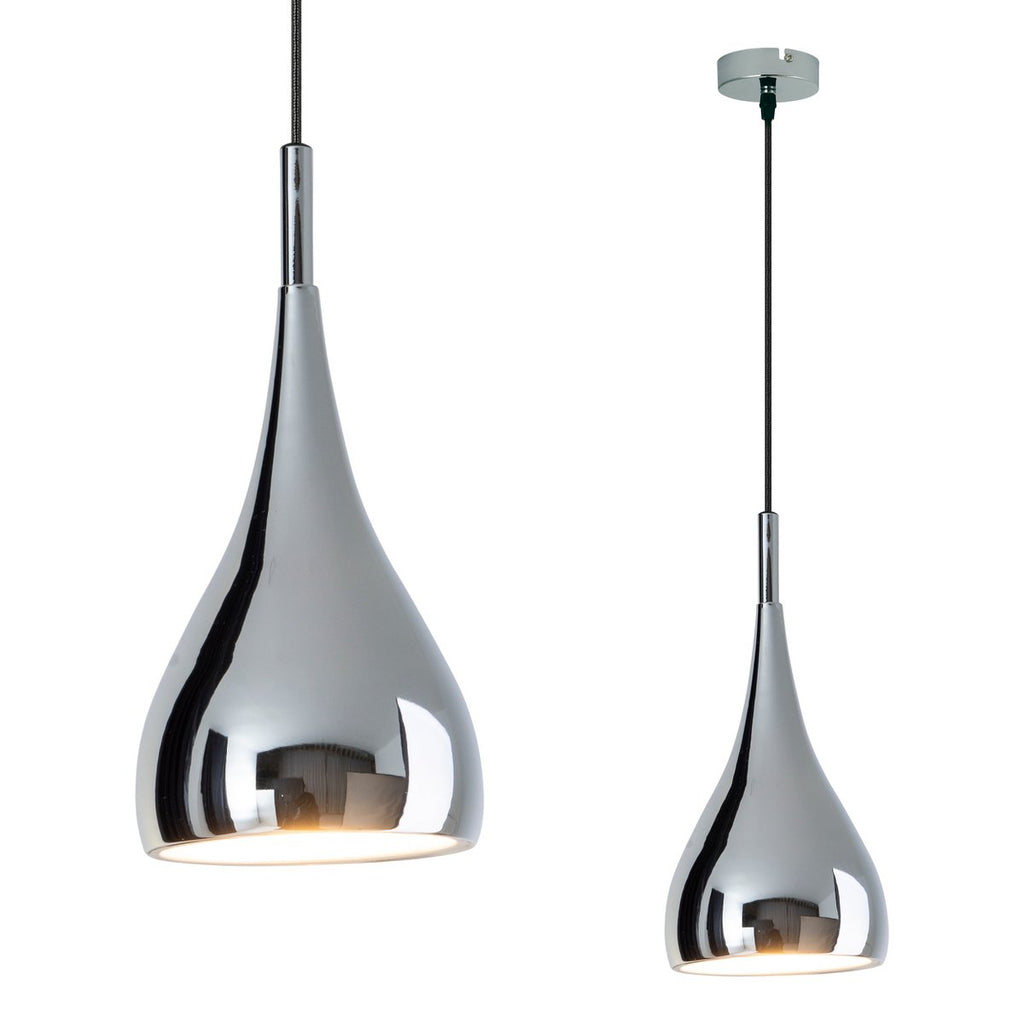 Näve Hanglamp Style Chroom E27 Ø15cm