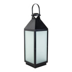LED Decol Light "Doris" gemaakt van plastic en glas in zwart, geïntegreerde LED, voor binnen
