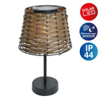 Solar-Tafellicht Rada Rattan Bruin 31cm