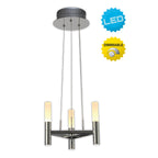 Näve Kroon LED 3-vlammen 28,4cm Kasteel