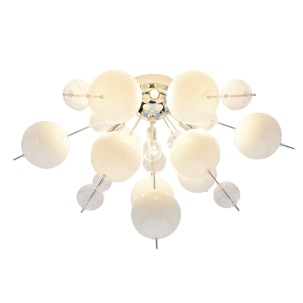 Näve Explosie Plafondlamp Wit Ø57cm G9