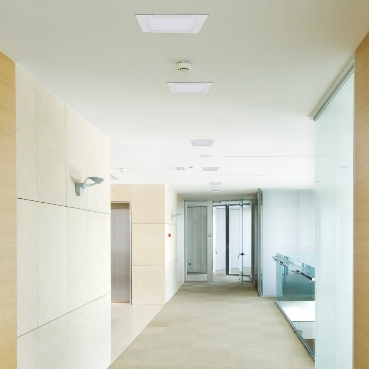 LED inbouwlamp Interna 17cm Zwart