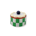 Housevitamin Voorraadpot Tartelette Slagroom - Groen 9x9x7,5cm