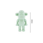Ornament - 'The Legend' Monkey Figuur - Polyresin - Mintgroen - 11x7x19cm
