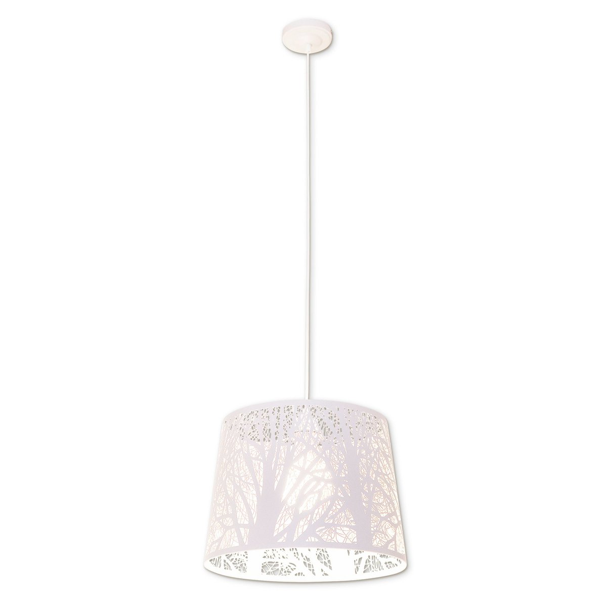 Näve Hanglamp White Wood 35cm
