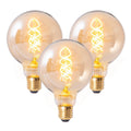 Dilly LED-lamp E27 3-pack 4W Amber