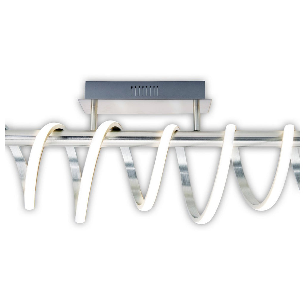 Näve Belleza LED Plafondlamp - Nikkel Wit 100cm