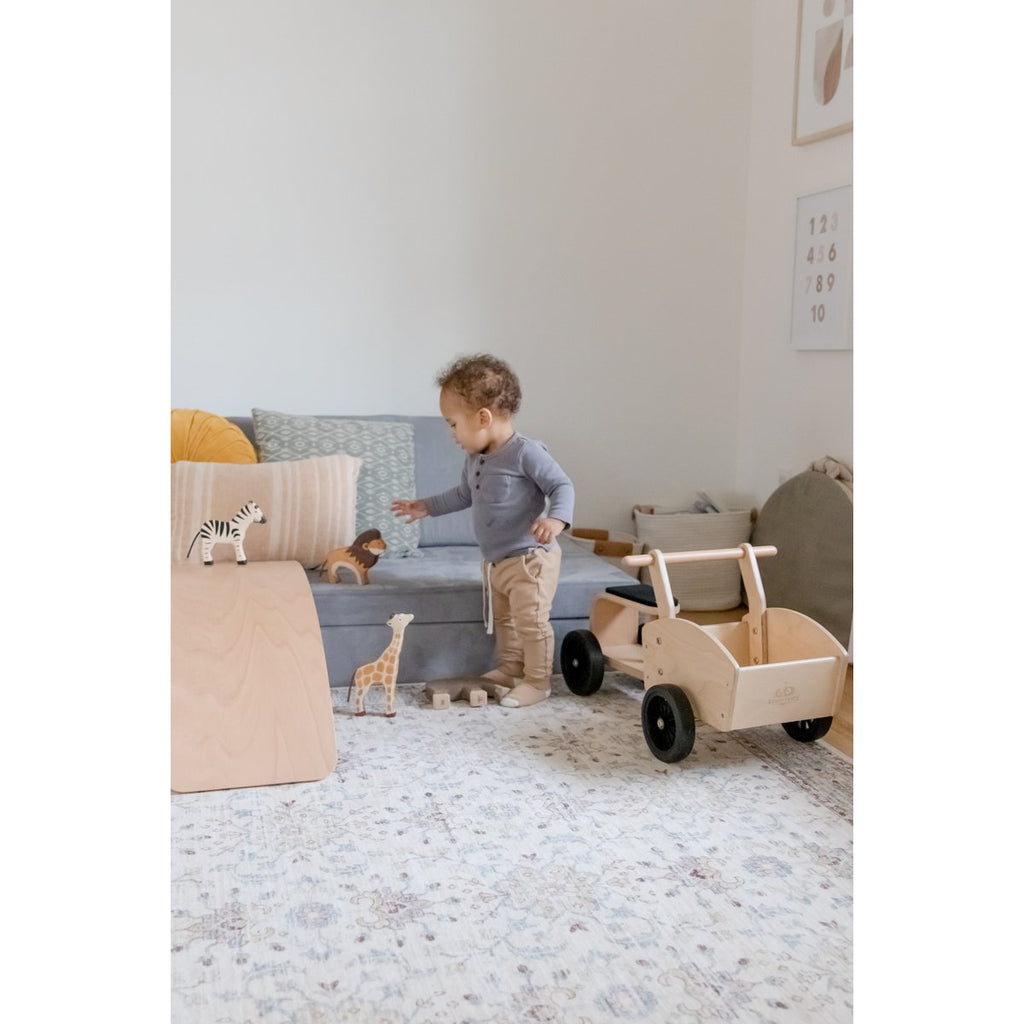Kinderfeets Houten Bakfiets - Cargo Bike Berkenhout