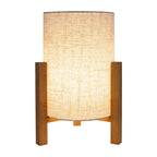 Matilda Tafellamp - Hout Wit 32cm E27