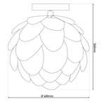 Näve Fora Plafondlamp Ø40cm E27 Metaal
