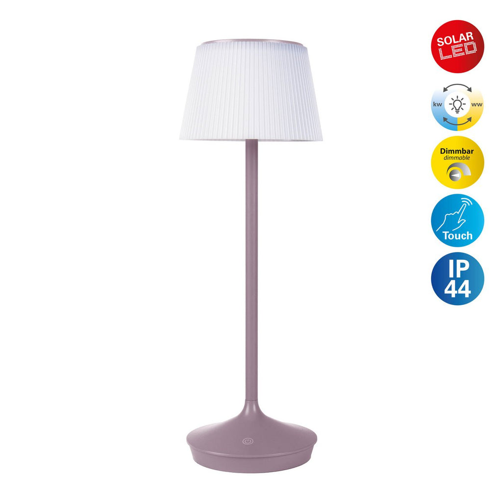 Näve Emmi Solar Tafellamp - 38cm Wit