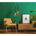 Näve Vaso Hanglamp - Rookglas Antraciet E14