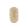 Vaas 'FUCK' van Housevitamin - Beige Keramiek - 17x17x27cm