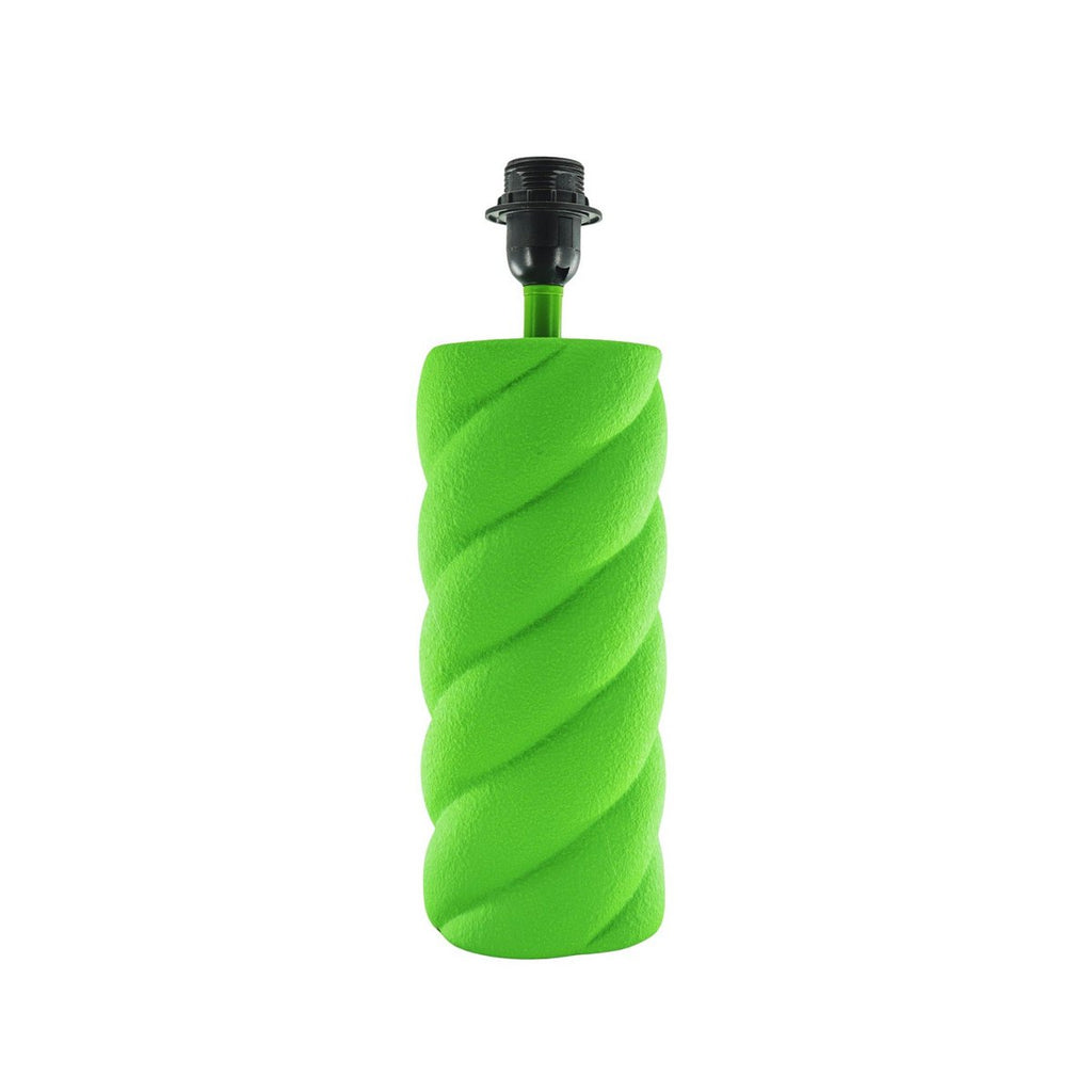 Tafellamp Neon Groen Keramiek E27 12x12x28cm