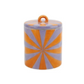 Housevitamin Swirl Voorraadpot - Oranje/Lila - 11x11x14,5cm